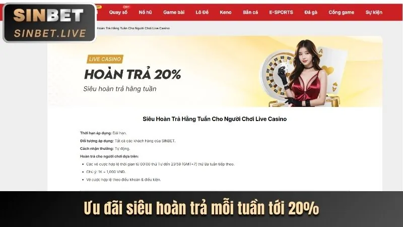 Thưởng hàng tuần cho game nổ hũ và bắn cá Thabet Win